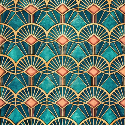 Gilded Gatsby Pattern 27 Minky Fabric