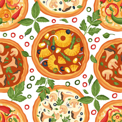 Pizza Pattern 8 Quilting Cotton Fabric