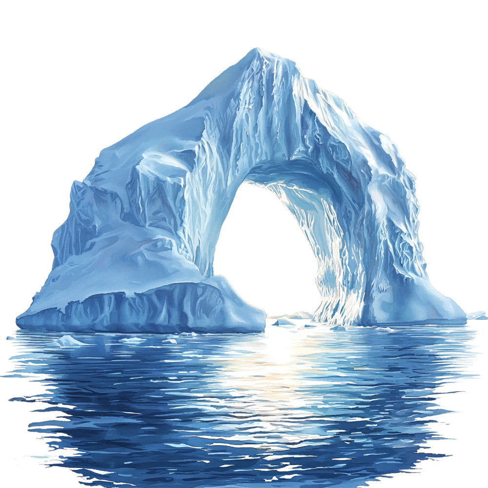 Greenland Landscape Fabric Panel 32