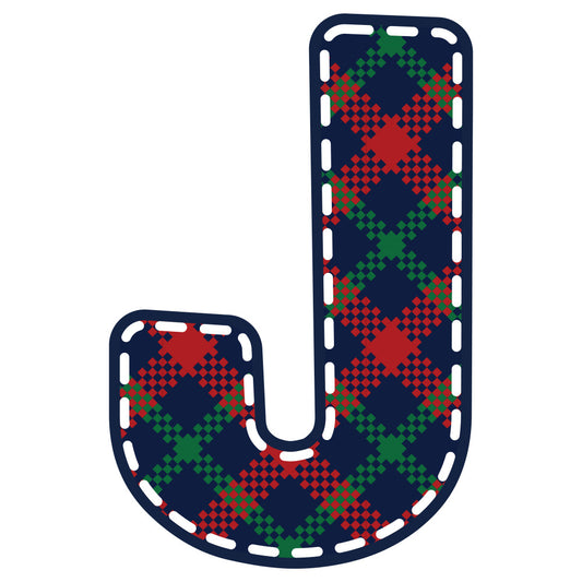 Christmas Alphabet Fabric Panel 22