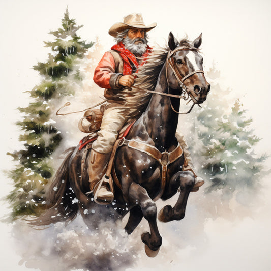 A Country Christmas Fabric Panel 21