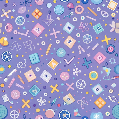 Homework Doodles Pattern 29 Minky Fabric