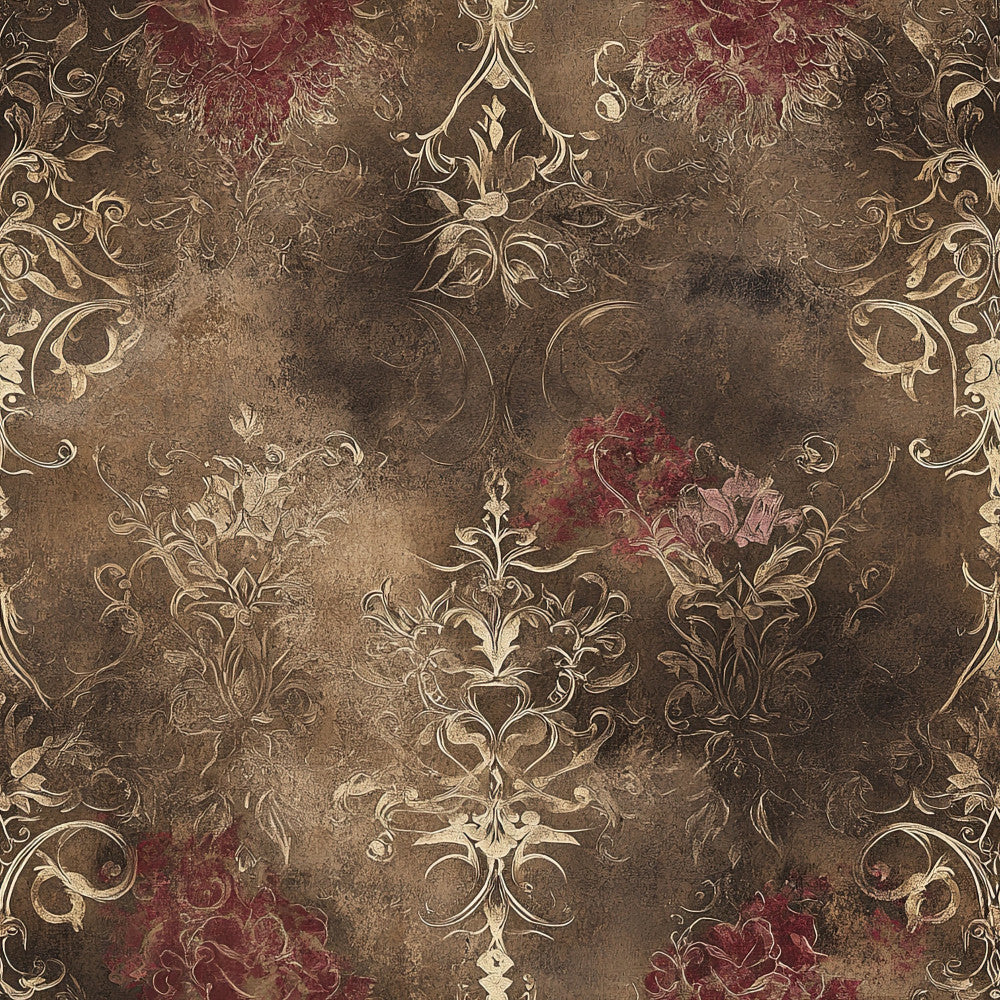 Gothic Fairytale Pattern 17 Minky Fabric