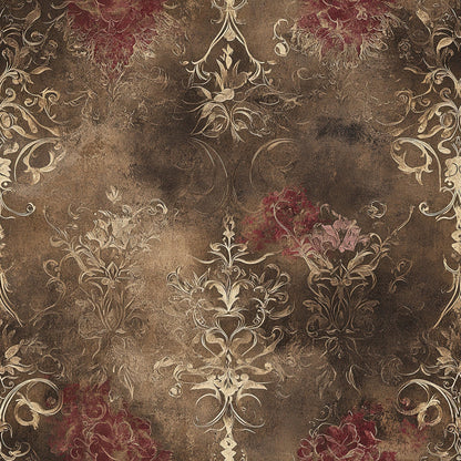 Gothic Fairytale Pattern 17 Minky Fabric