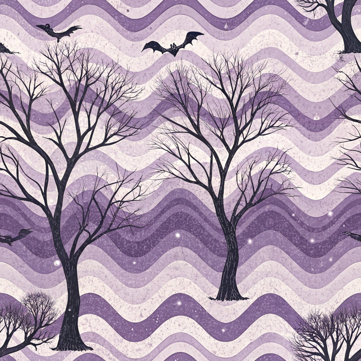 Retro Halloween Pattern 6 Quilting Cotton Fabric