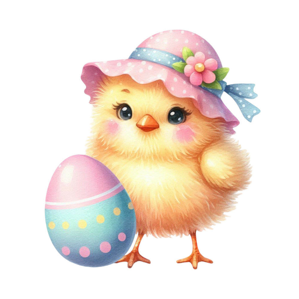 Pastel Chicks Fabric Panel 15