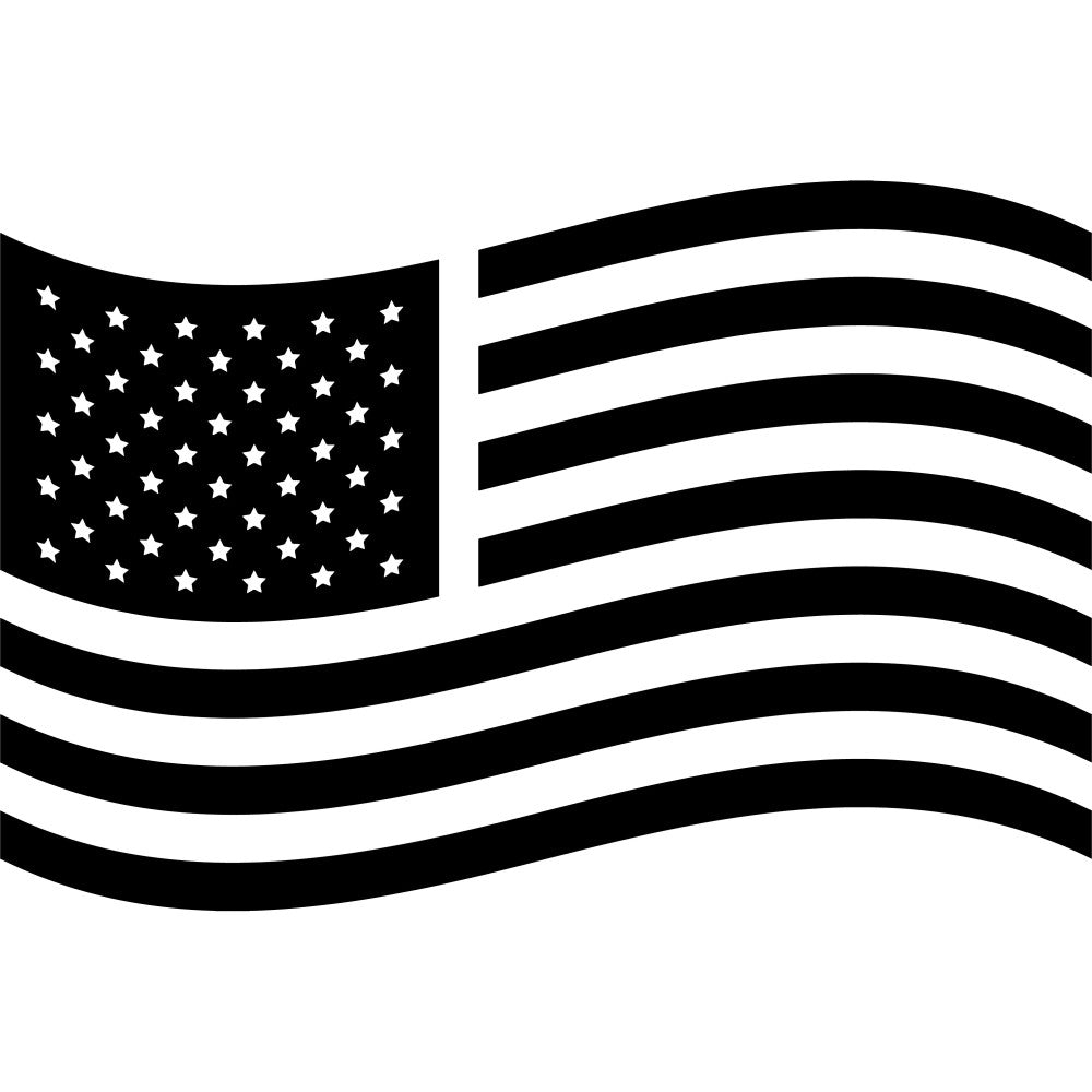 American Flag Icons Fabric Panel 23