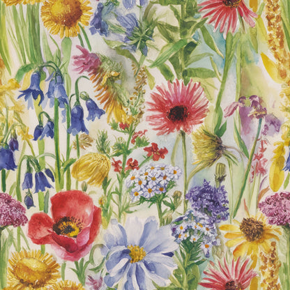 Painted Meadow Pattern 3 Minky Fabric