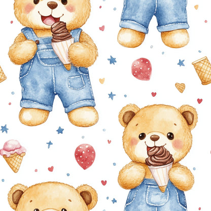 Little Cub Dreams Pattern 7 Minky Fabric