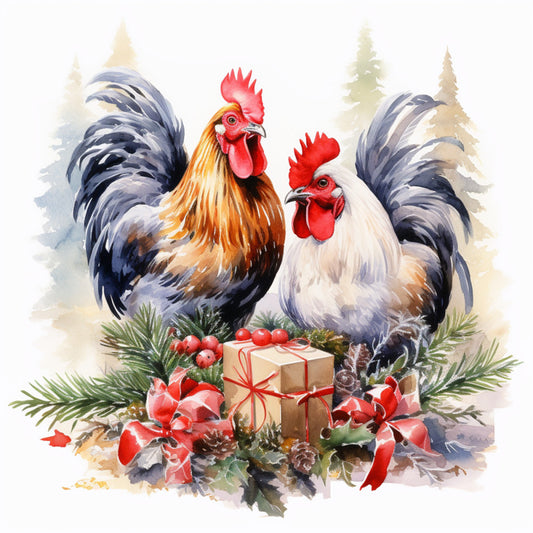 A Country Christmas Fabric Panel 25