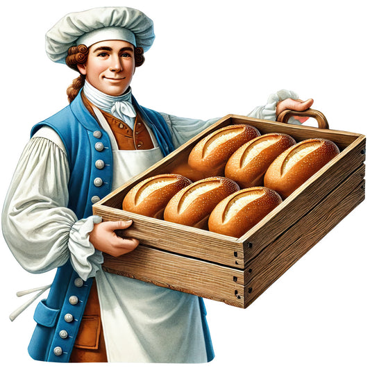 Colonial America Fabric Panel 1