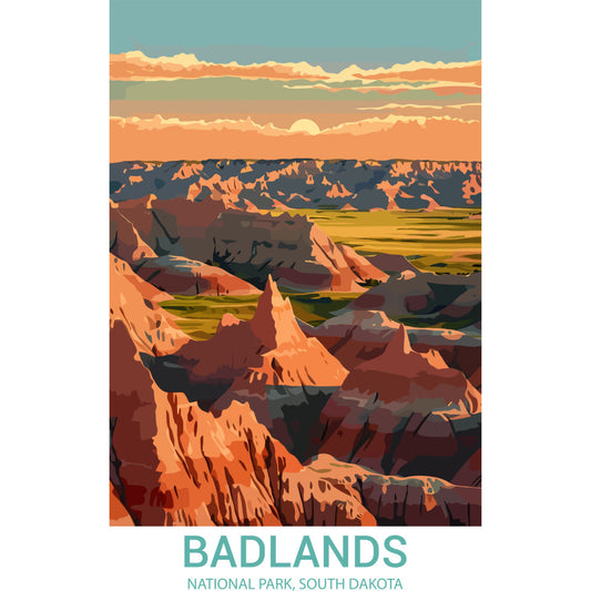 National Parks Posters Fabric Panel 33