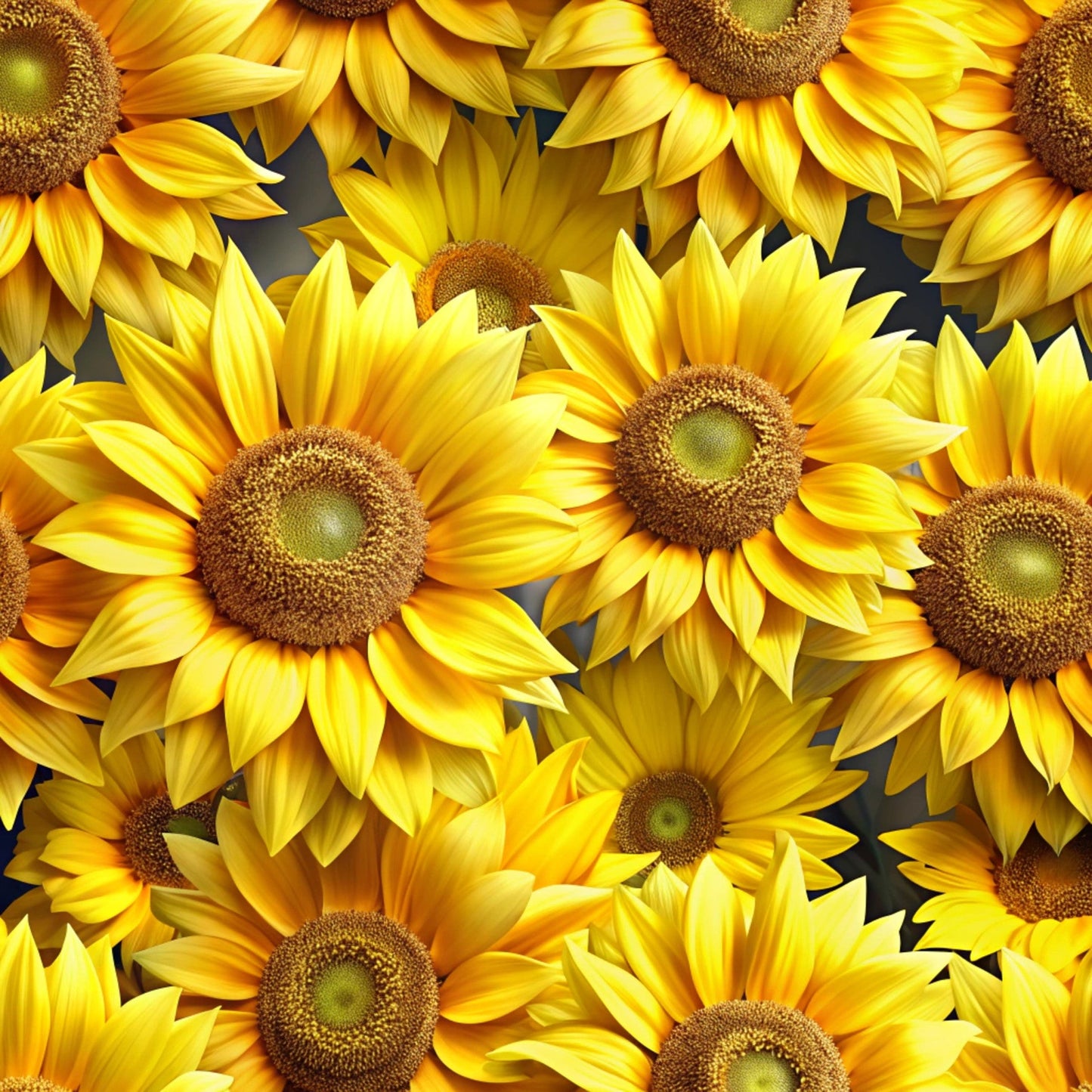 Realistic Flowers Pattern 8 Quilting Cotton Fabric