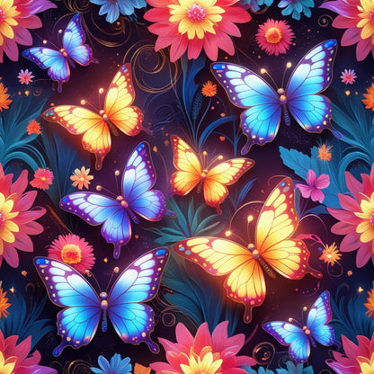 Luminous Wings Pattern 31 Minky Fabric