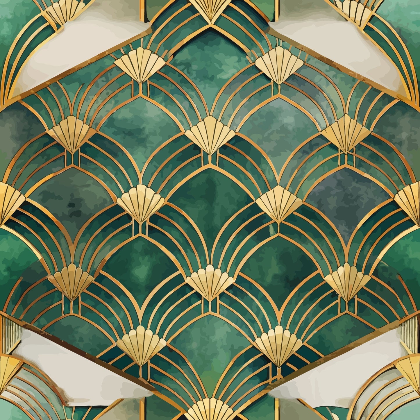 Art Deco Pattern 29 Quilting Cotton Fabric