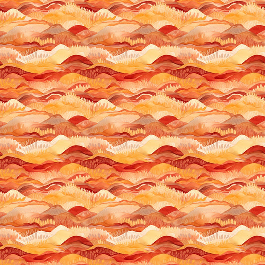Desert Sunrise Pattern 3 Quilting Cotton Fabric