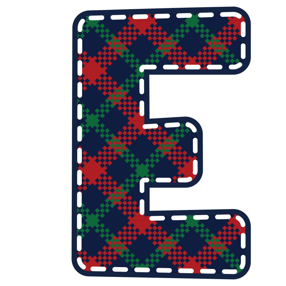 Christmas Alphabet Fabric Panel 17