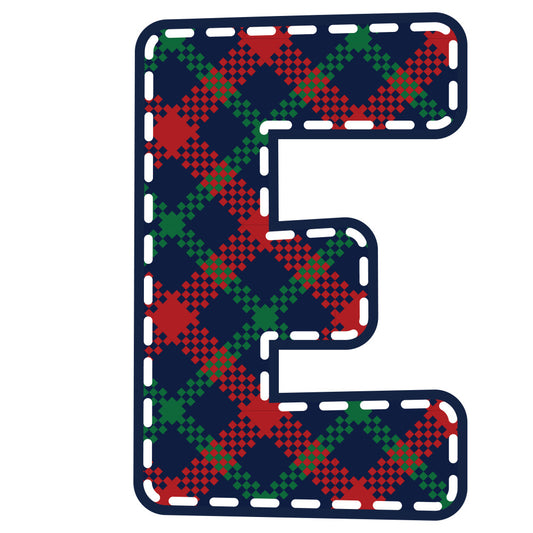 Christmas Alphabet Fabric Panel 17