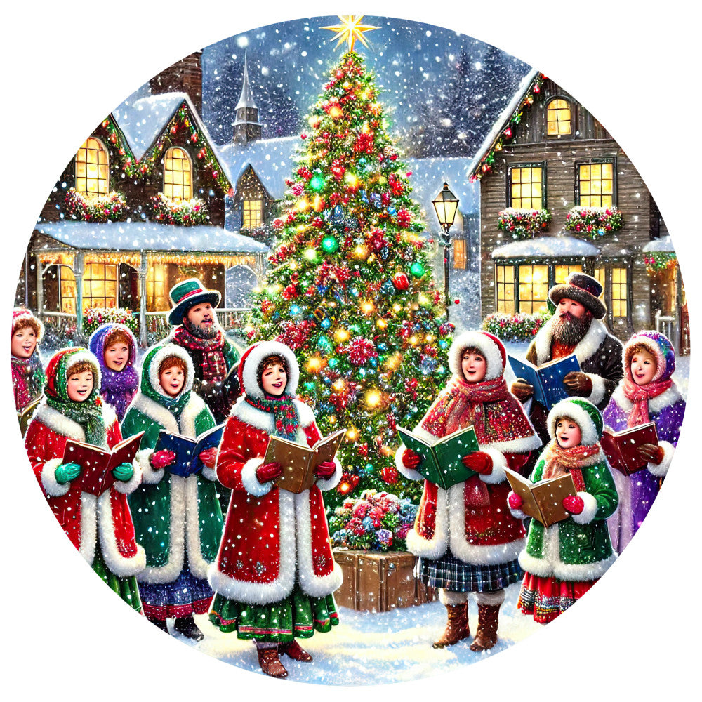 Christmas Villages Fabric Panel 68