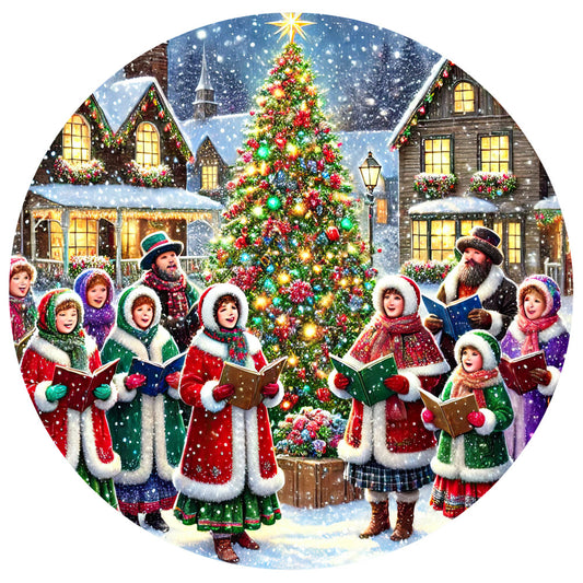 Christmas Villages Fabric Panel 68