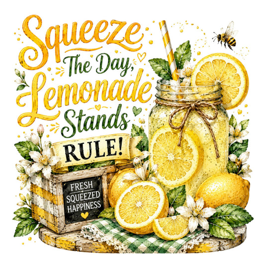 lemon yellow, cream, white, sage green, golden yellow, citrus, lemonade, lemons, lemon slices, flowers, floral, bee, honeybee, botanical, nature, farmhouse, rustic, vintage, whimsical, summer, spring, fresh, cottage core, sweet, inspirational, quote, text, mason jar, gingham, folk art
