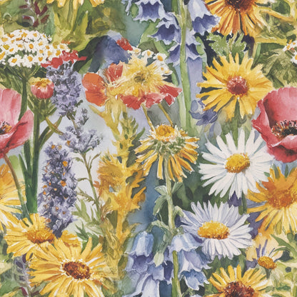 Painted Meadow Pattern 8 Minky Fabric