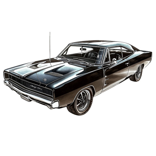 Muscle Cars Fabric Panel 14
