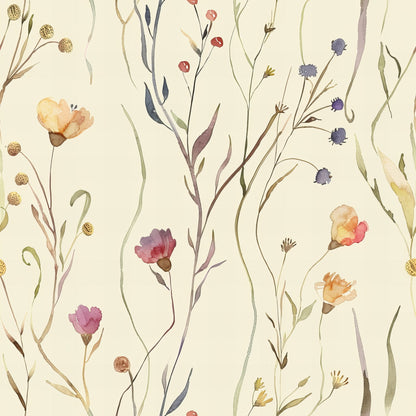 Whispering Stems Pattern 6 Minky Fabric