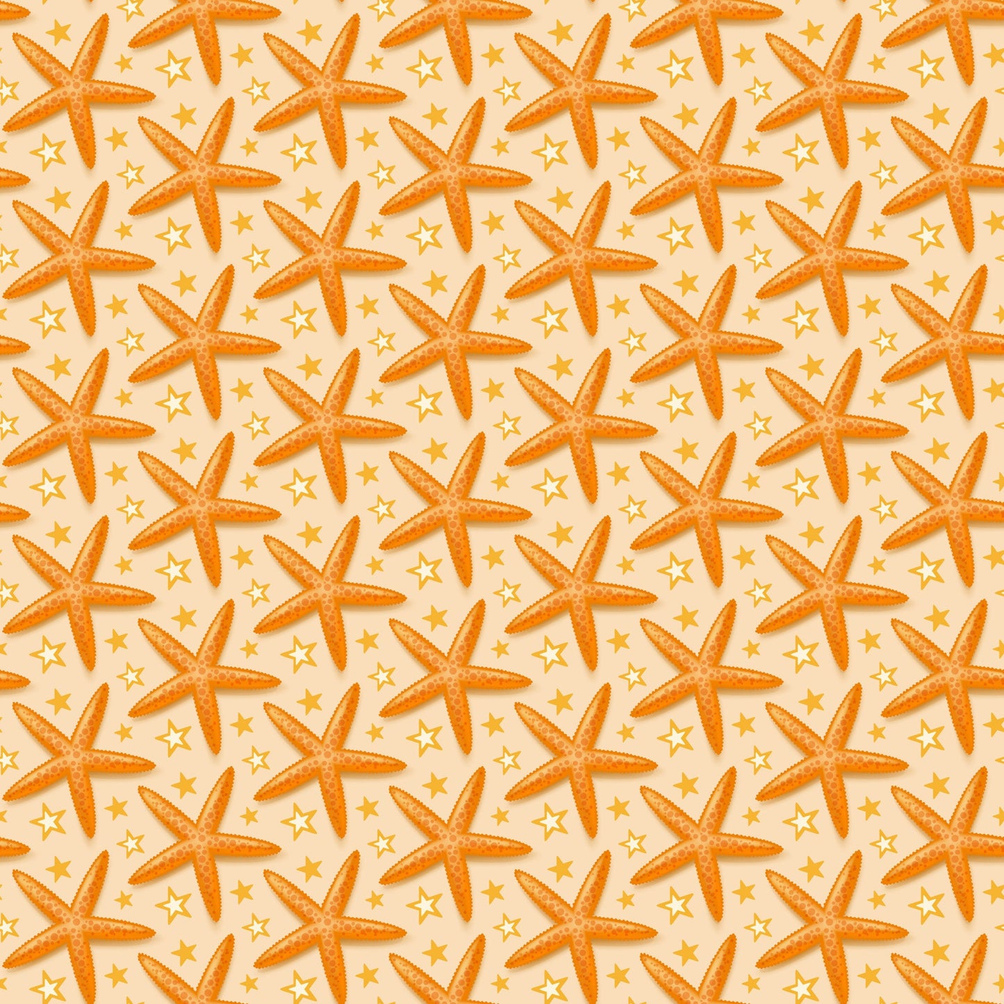 Summer Beach Pattern 6 Quilting Cotton Fabric