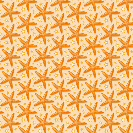 Summer Beach Pattern 6 Quilting Cotton Fabric