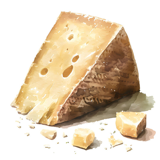 cheese, food, gourmet, artisan, culinary, kitchen, farmhouse, rustic, tan, cream, beige, golden yellow, brown, food illustration, realistic, detailed, appetizers, charcuterie, delicatessen, food art, gourmand, epicurean, table linens, kitchen decor, food themed, comfort food, cottage core, neutral tones