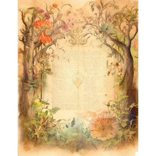 Enchanted Forest Fabric Panel 11