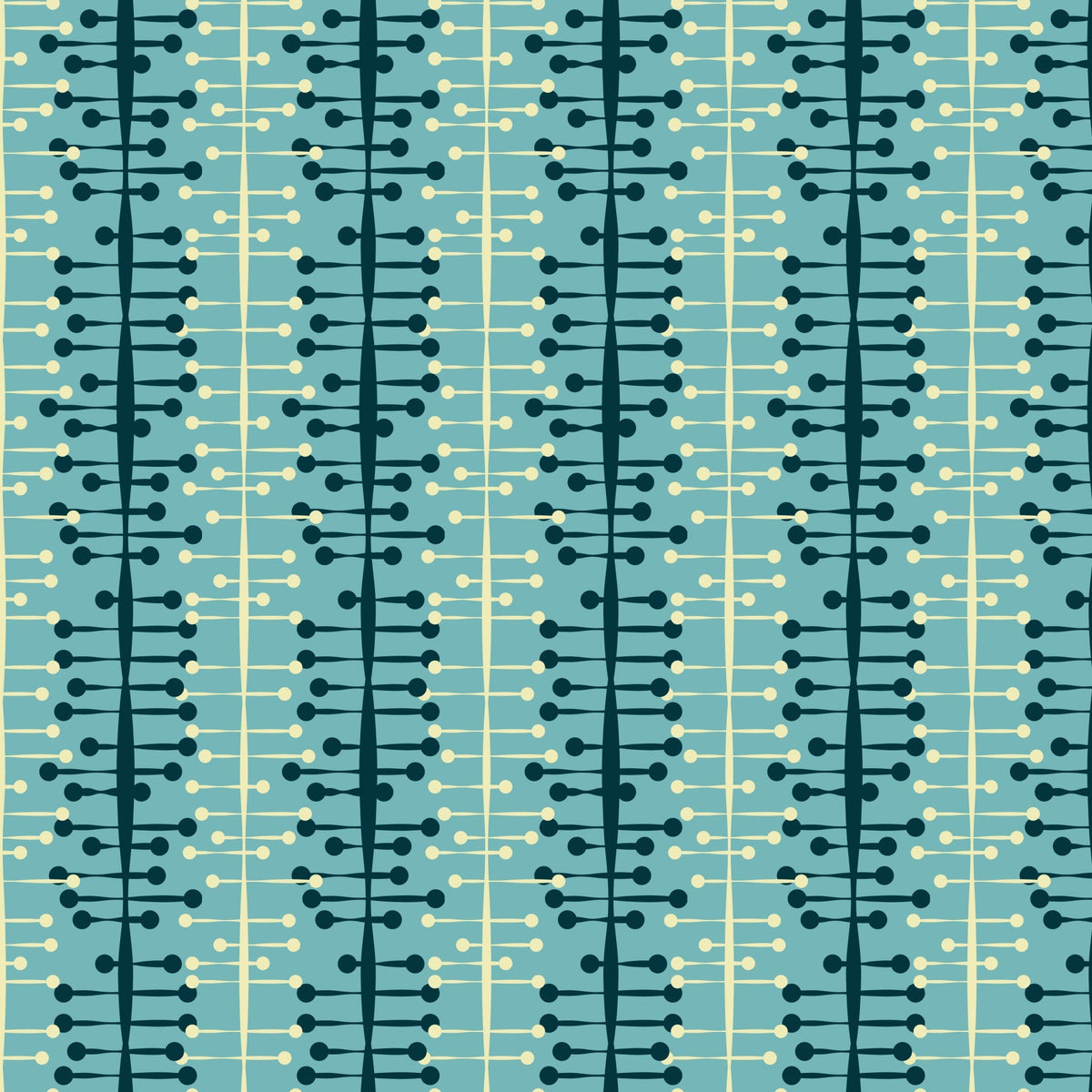 Retro Boomerangs Pattern 2 Minky Fabric