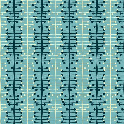 Retro Boomerangs Pattern 2 Minky Fabric