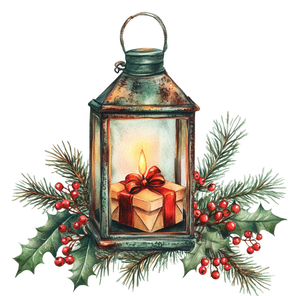 Rustic Christmas Fabric Panel 34