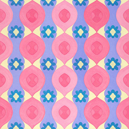 Carnival Garden Glow Pattern 18 Minky Fabric