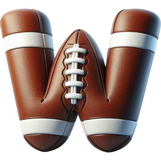 Football Alphabet Fabric Panel 31