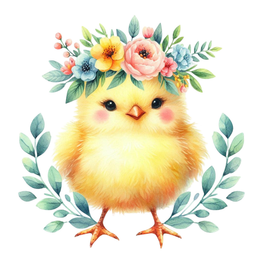 Pastel Chicks Fabric Panel 24