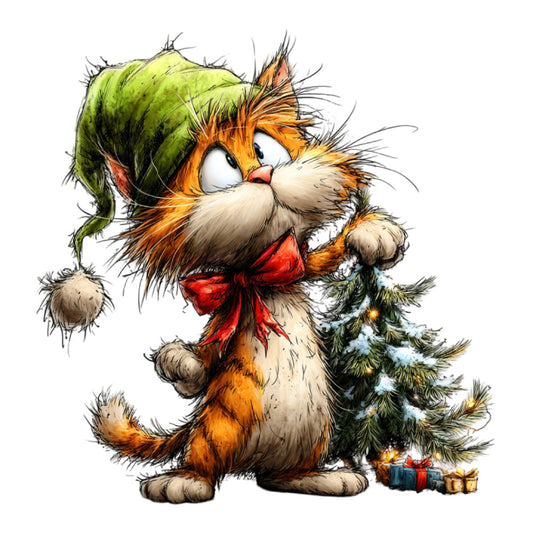 1st Whimsical Christmas Fabric Panel 46