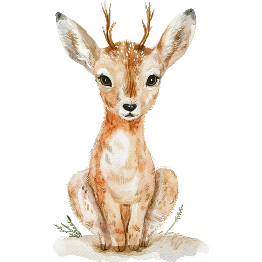 Woodland Animals World Fabric Panel 43
