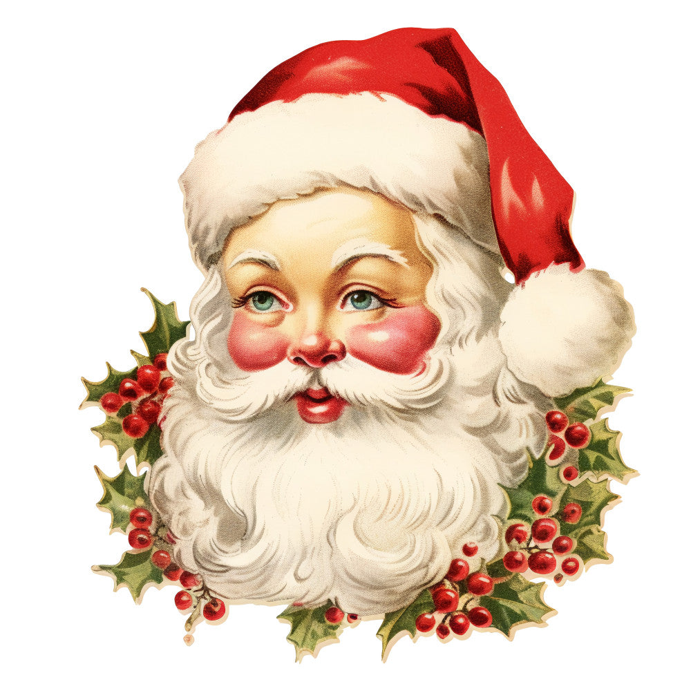 Classic Santa Claus Fabric Panel 2