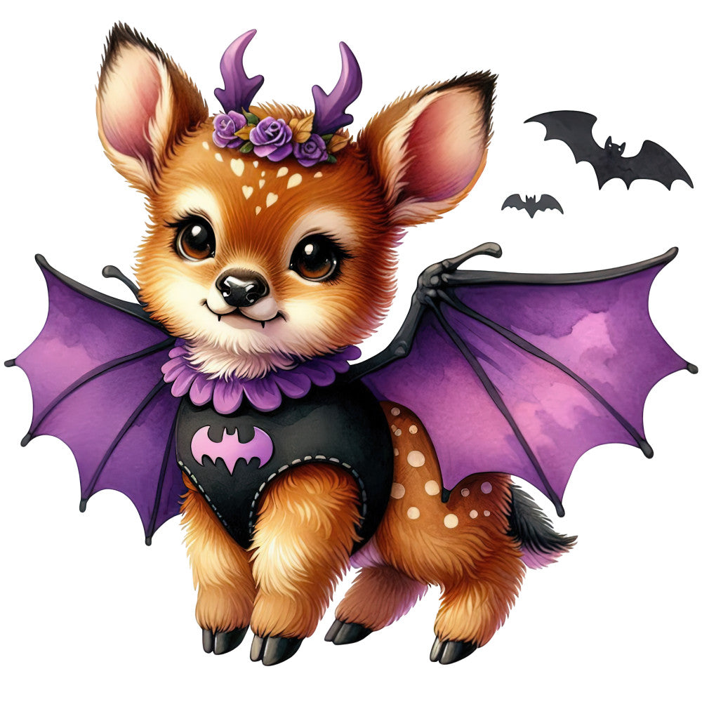 Halloween Wonder Animals Fabric Panel 34