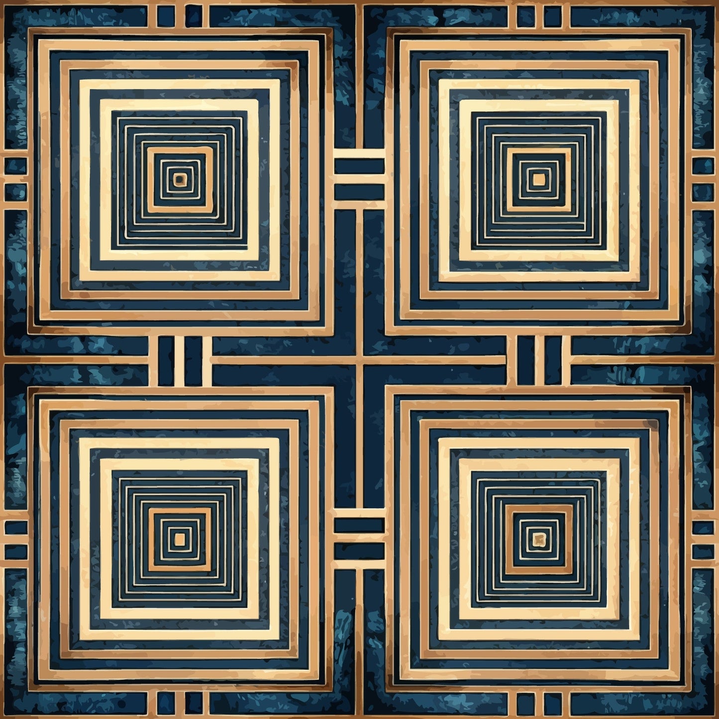Art Deco Pattern 57 Quilting Cotton Fabric