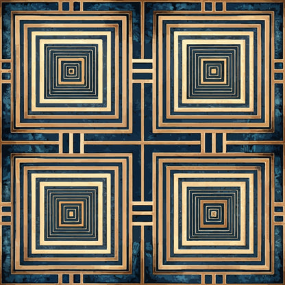 Art Deco Pattern 57 Quilting Cotton Fabric
