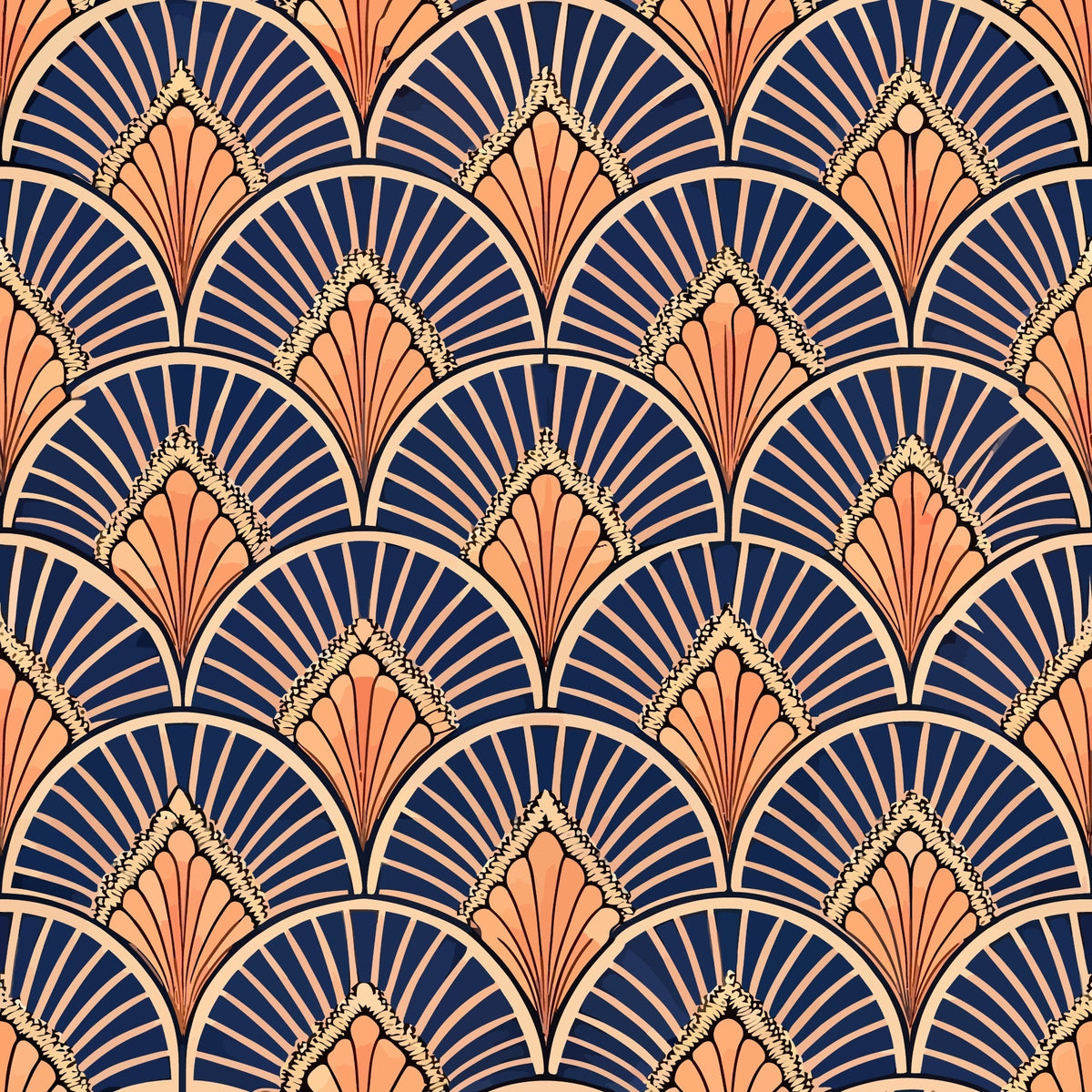 Gilded Gatsby Pattern 6 Minky Fabric