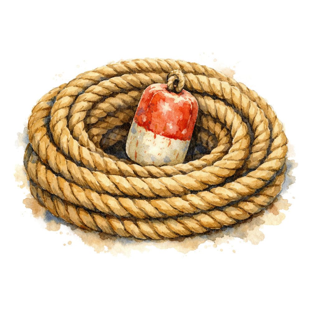 rope, nautical, buoy, maritime, coastal, ocean, seaside, beach theme, tan, beige, cream, red, white, nautical theme, harbor, dock, fishing, vintage nautical, rustic, traditional, nautical decor, seaside cottage, coastal living, beach house, wall hanging, home decor, decorative panel, farmhouse nautical, maritime theme