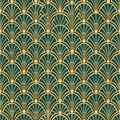 Art Deco Pattern 45 Quilting Cotton Fabric