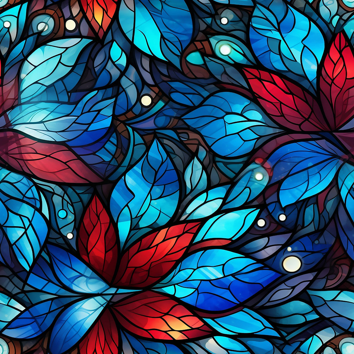 Cathedral Blooms Pattern 17 Minky Fabric