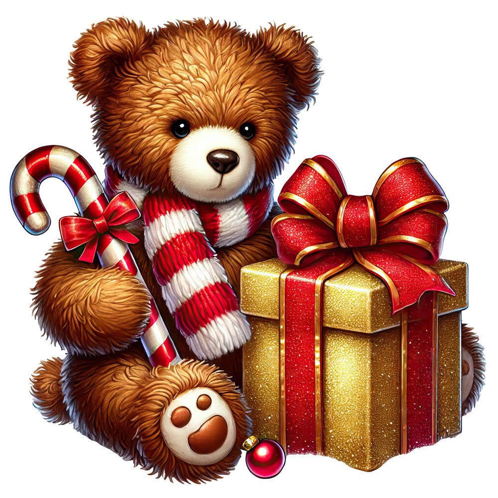 Christmas Toys Fabric Panel 4
