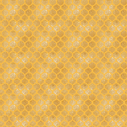 Navy and Gold Celebration Pattern 5 Quilting Cotton Fabric